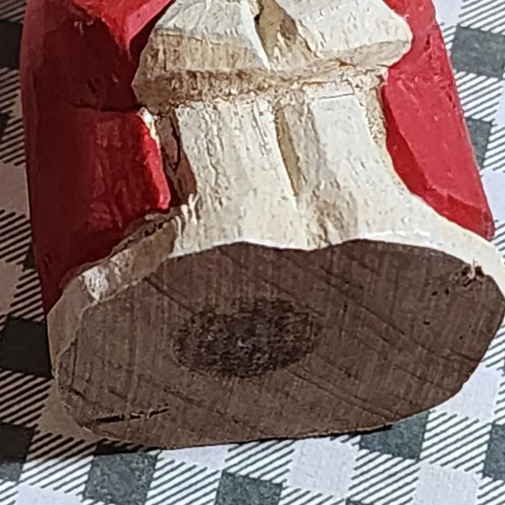 James Haddon Wood folk art Santa